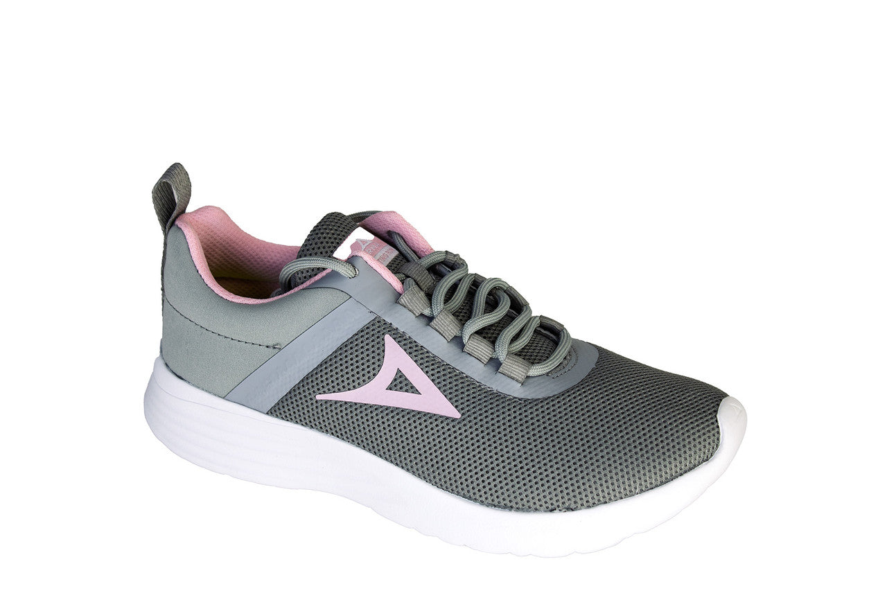 Pirma Gris Rosa Tenis Deportivos con Suela de Máximo Confort