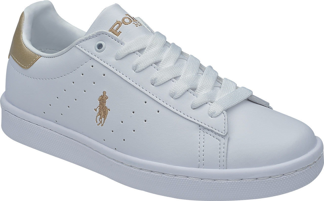 SuperShoes: Look Premium en Blanco y Oro