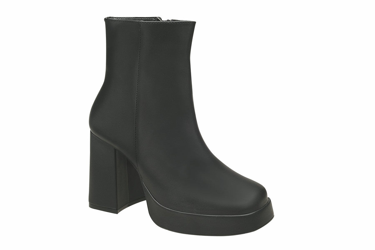 Bota Casual Top Color Negro Para Dama