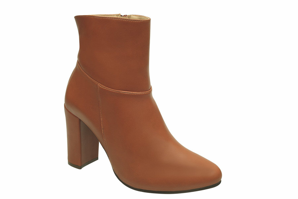 Botin de Vestir Top Color Camel Para Dama