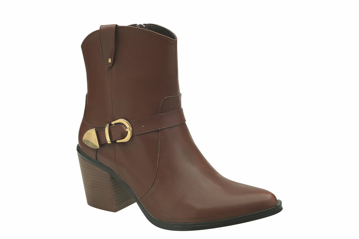 Botin Vaquero Formal Con Correa Top Para Dama