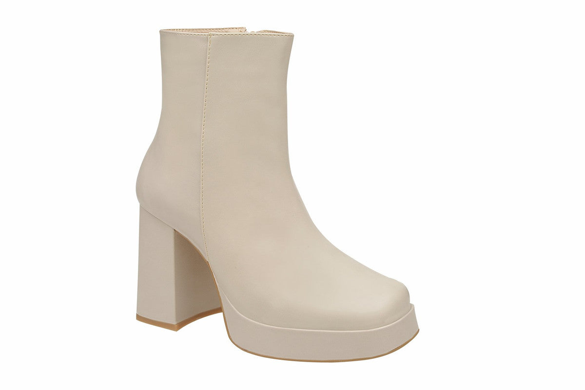 Bota Casual Top Color Latte Para Dama