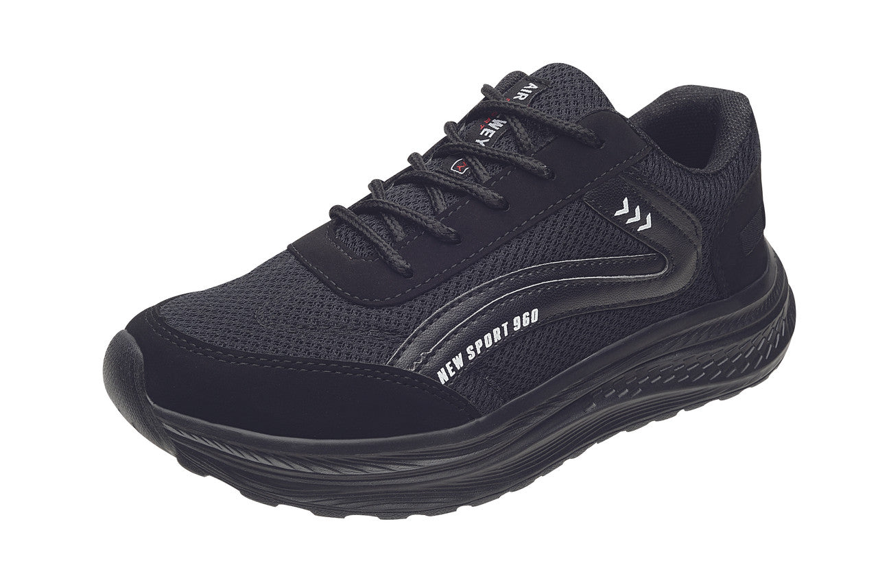 Tenis SuperShoes Negro Total: Tu Básico Urban Aesthetic
