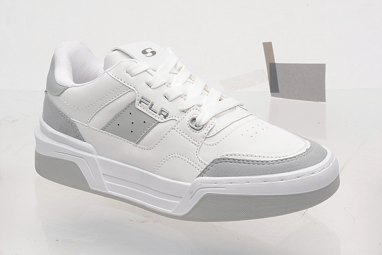 SuperShoes: Tenis Urbanos Blanco Gris ¡Estilo Viral!