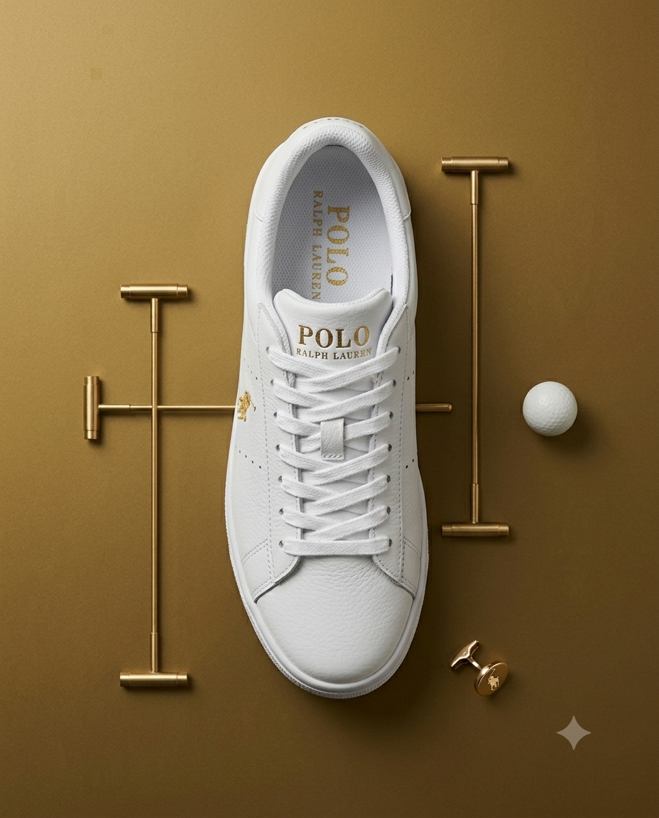 SuperShoes: Look Premium en Blanco y Oro