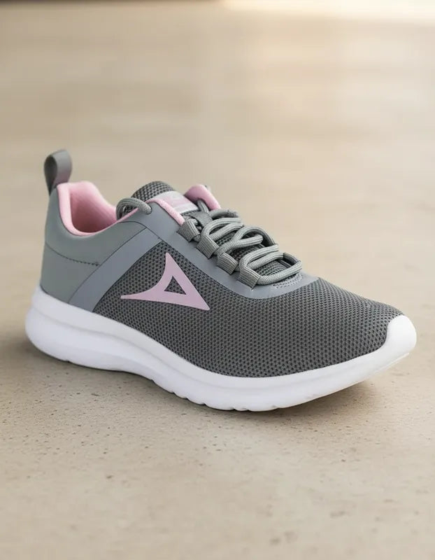 Pirma Gris Rosa Tenis Deportivos con Suela de Máximo Confort