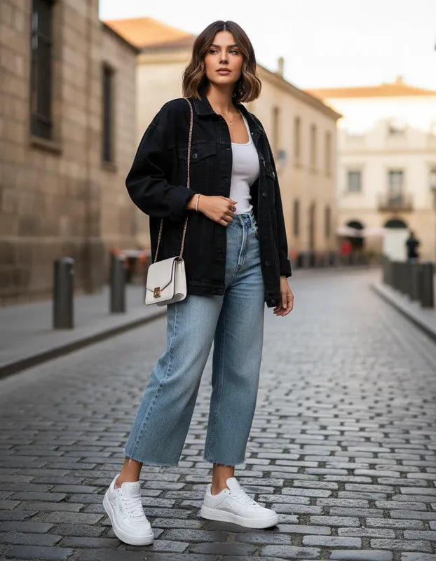 Pirma Urban White Tenis Clásicos con Suela Ligera para Dama