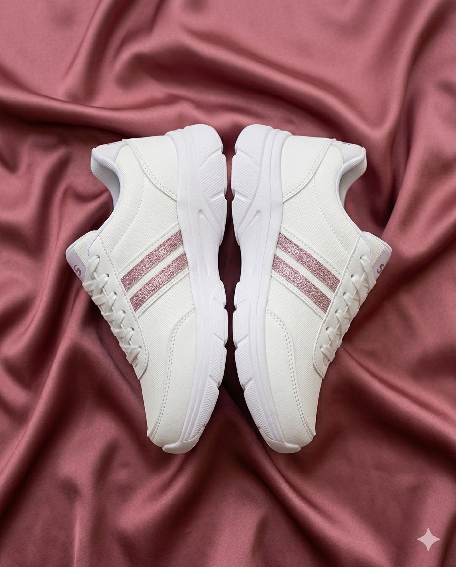 SuperShoes Blanco Mauve: Estilo ligero y trendy