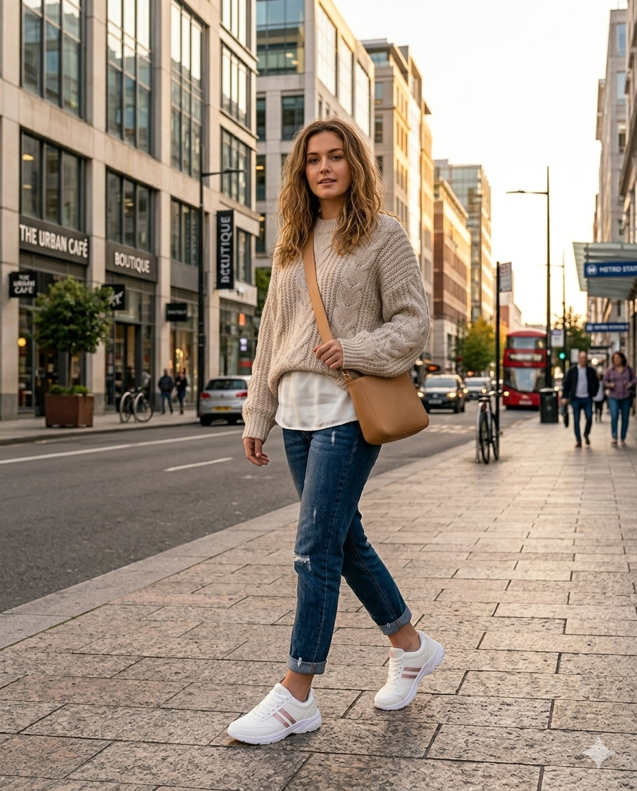 SuperShoes Blanco Mauve: Estilo ligero y trendy