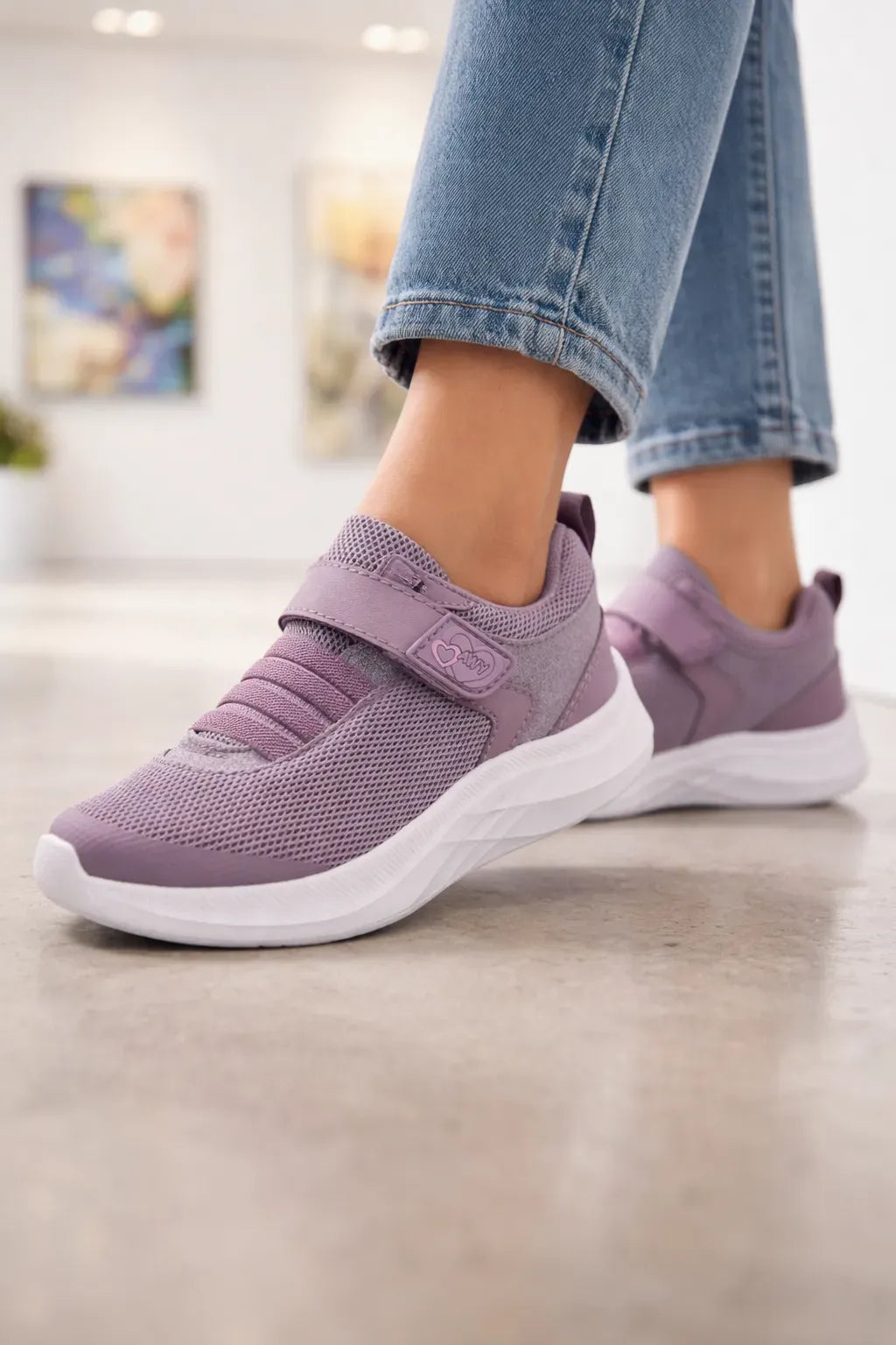 SuperShoes: Tenis lila "winter" ultra cómodos y top
