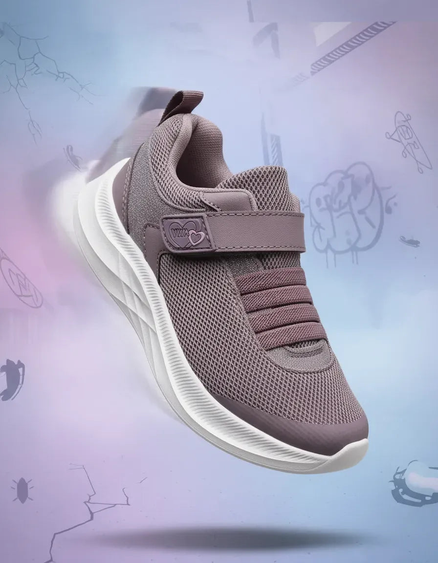 SuperShoes: Tenis lila "winter" ultra cómodos y top