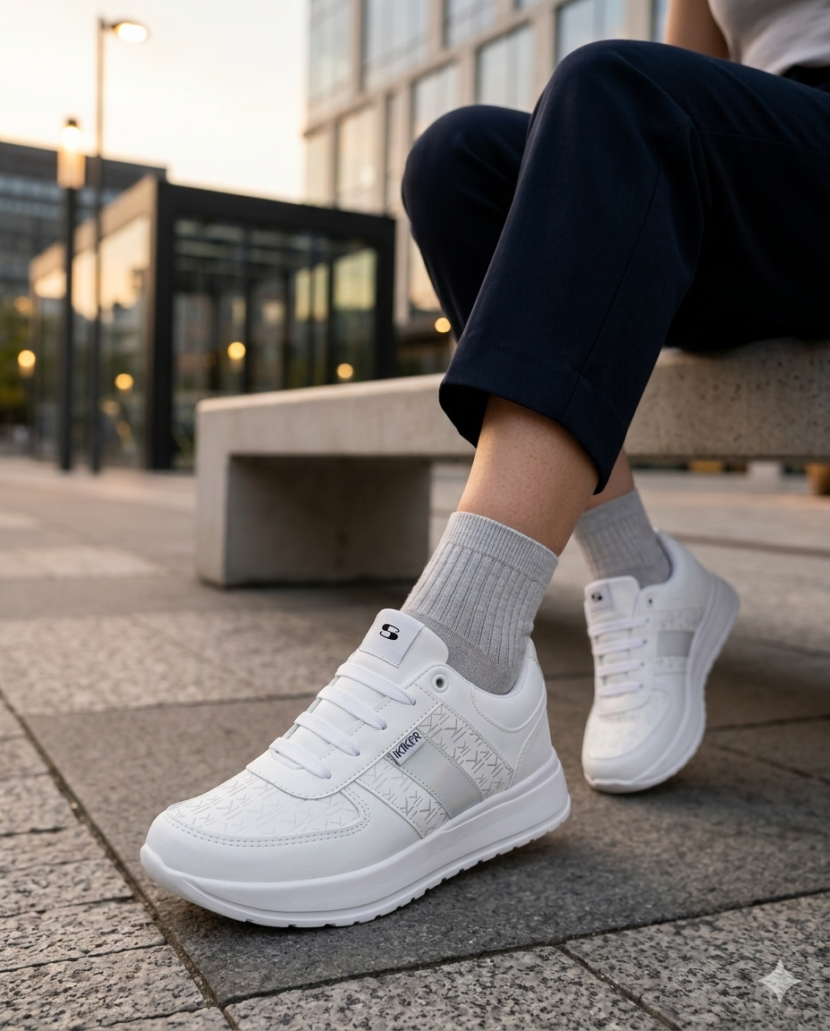 SuperShoes: White Sneaker ¡El básico más viral!