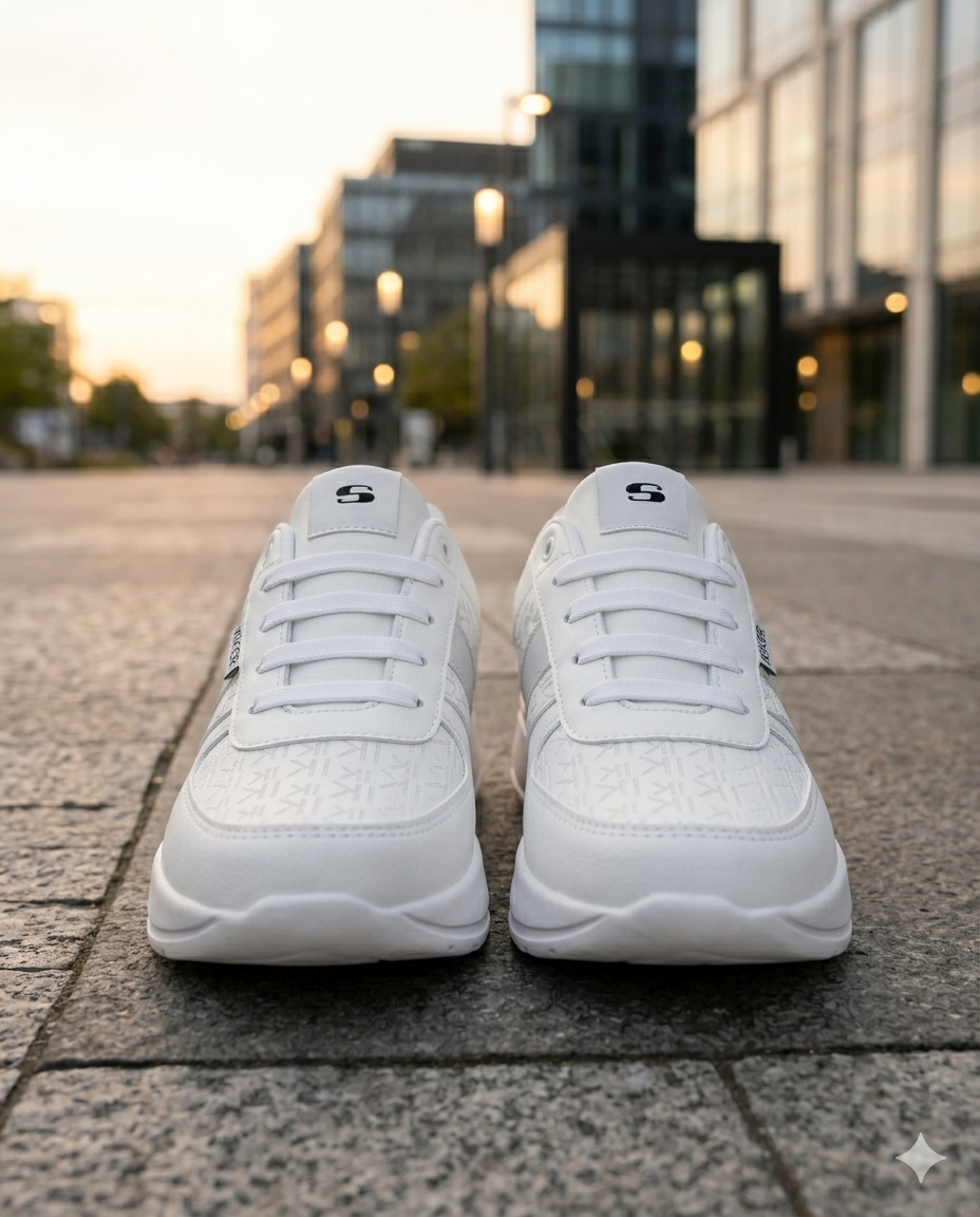 SuperShoes: White Sneaker ¡El básico más viral!