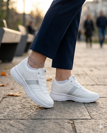 SuperShoes: White Sneaker ¡El básico más viral!