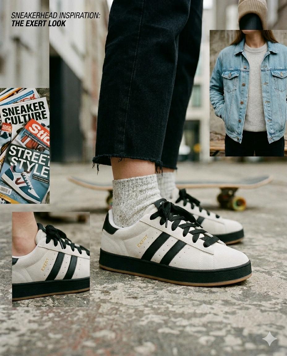 SuperShoes: Estilo Urbano Latte & Negro