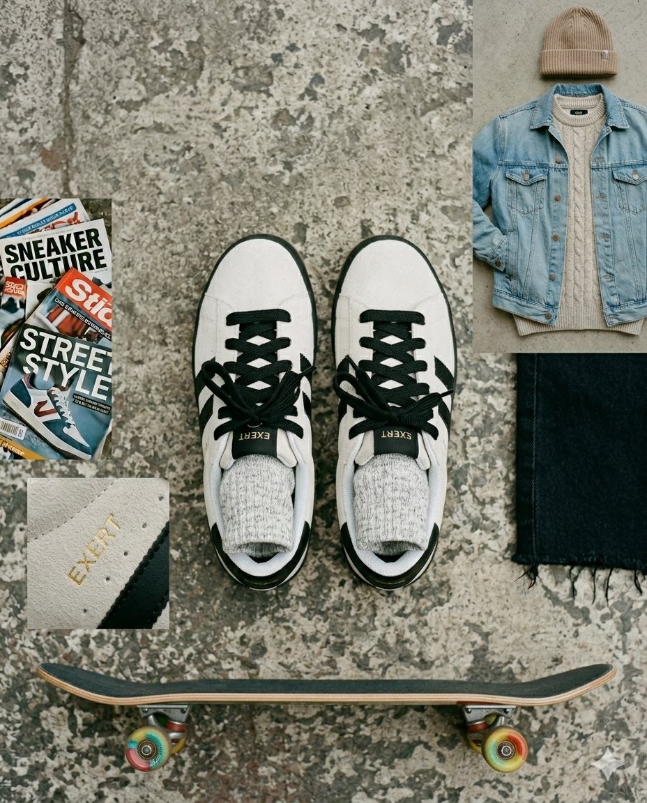 SuperShoes: Estilo Urbano Latte & Negro