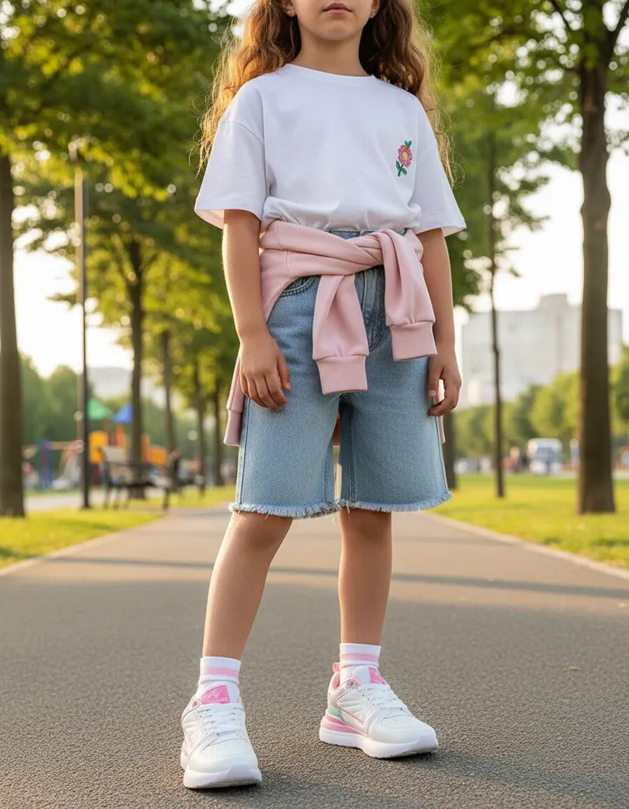 SuperShoes: Tenis Blanco Menta Rosa, ¡estilo único!