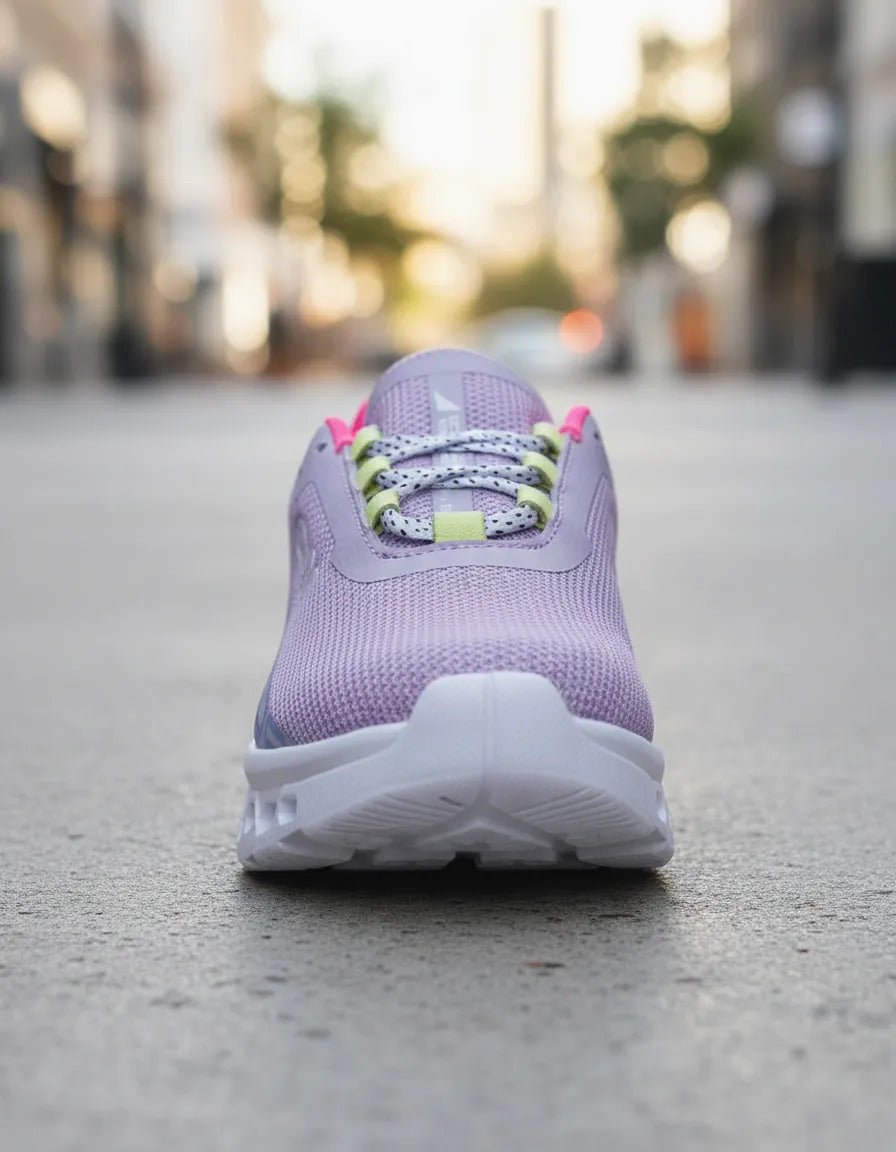 SuperShoes: Tenis Lila ultra ligeros y súper tendencia