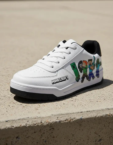 SuperShoes: Tenis Blanco Verde, ¡el look gamer más pro!