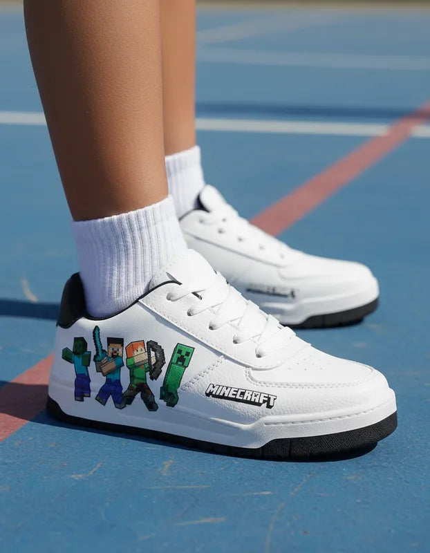 SuperShoes: Tenis Blanco Verde, ¡el look gamer más pro!