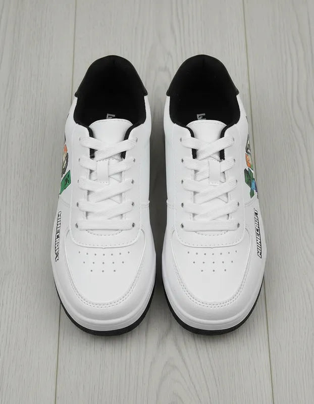 SuperShoes: Tenis Blanco Verde, ¡el look gamer más pro!