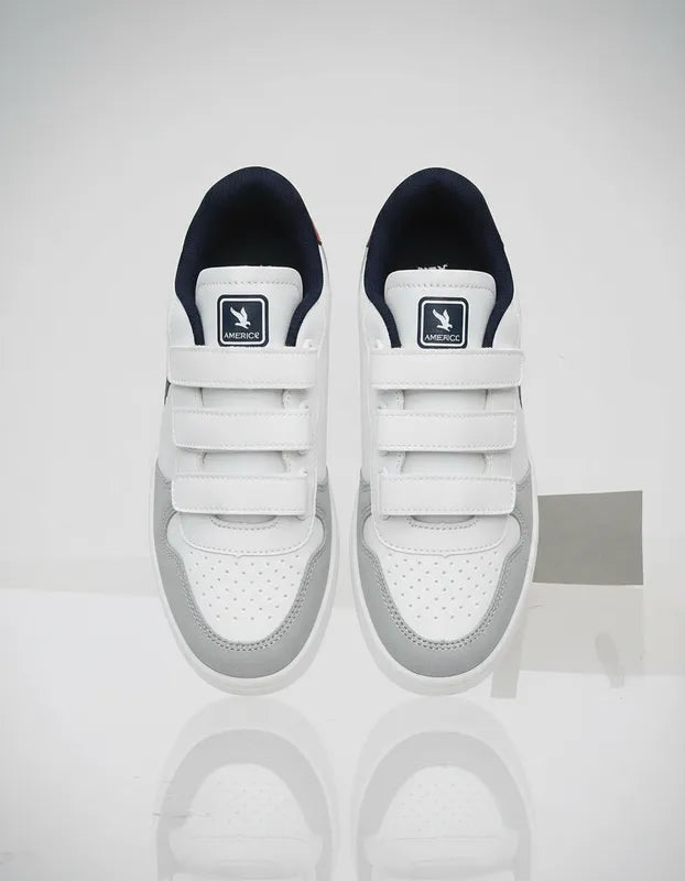 SuperShoes: Tenis Blanco Marino, ¡estilo retro top!