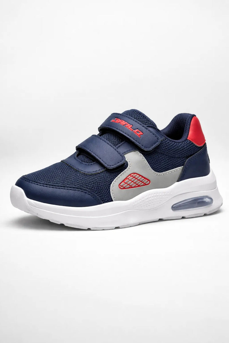 SuperShoes: Tenis Marino Rojo, ¡comodidad y ajuste pro!