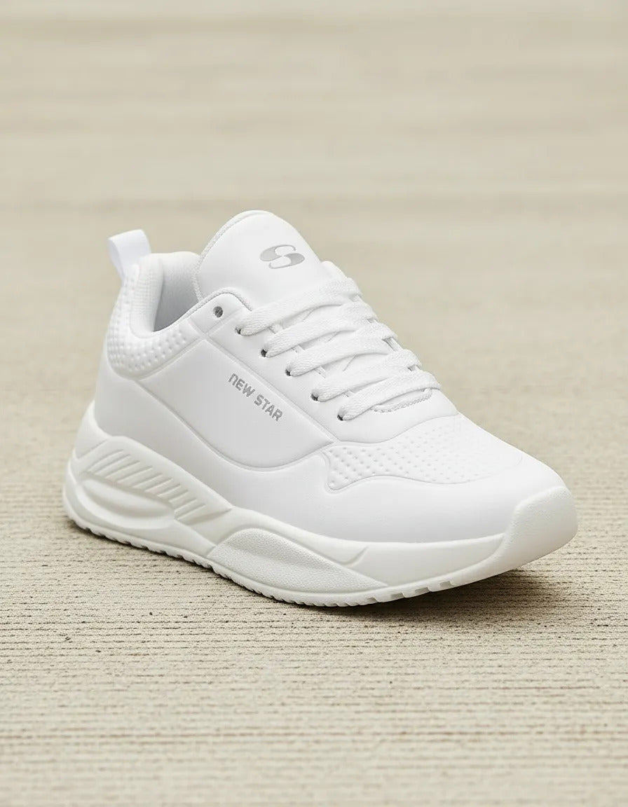 SuperShoes: Tenis blancos "New Star", el básico más top