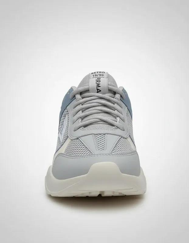 Pirma Gris Azul: Tenis Urbanos con Suela Ligera para Dama