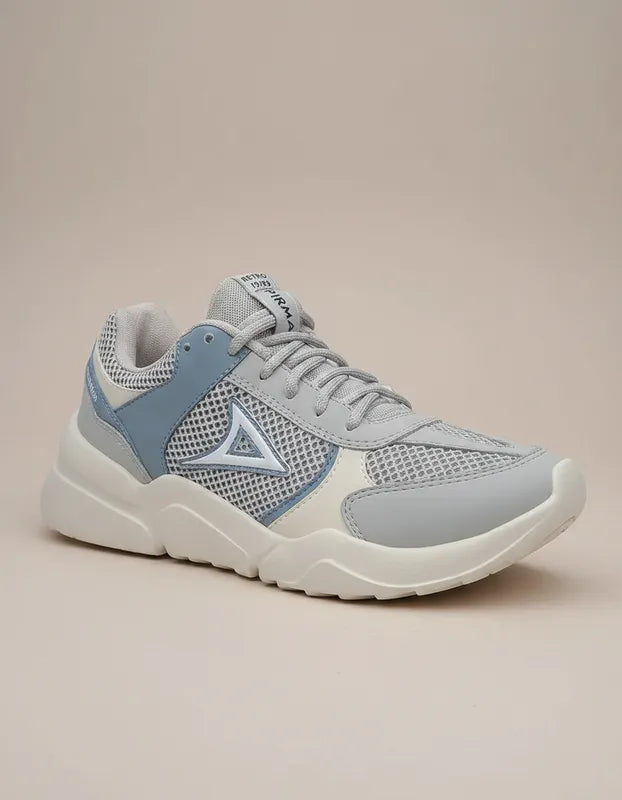 Pirma Gris Azul: Tenis Urbanos con Suela Ligera para Dama