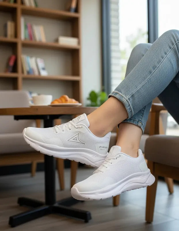Pirma Cloud Tenis Total White con Máximo Confort Urbano