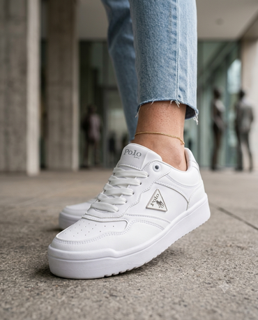 SuperShoes: Tenis White Platform ¡Look Aesthetic!