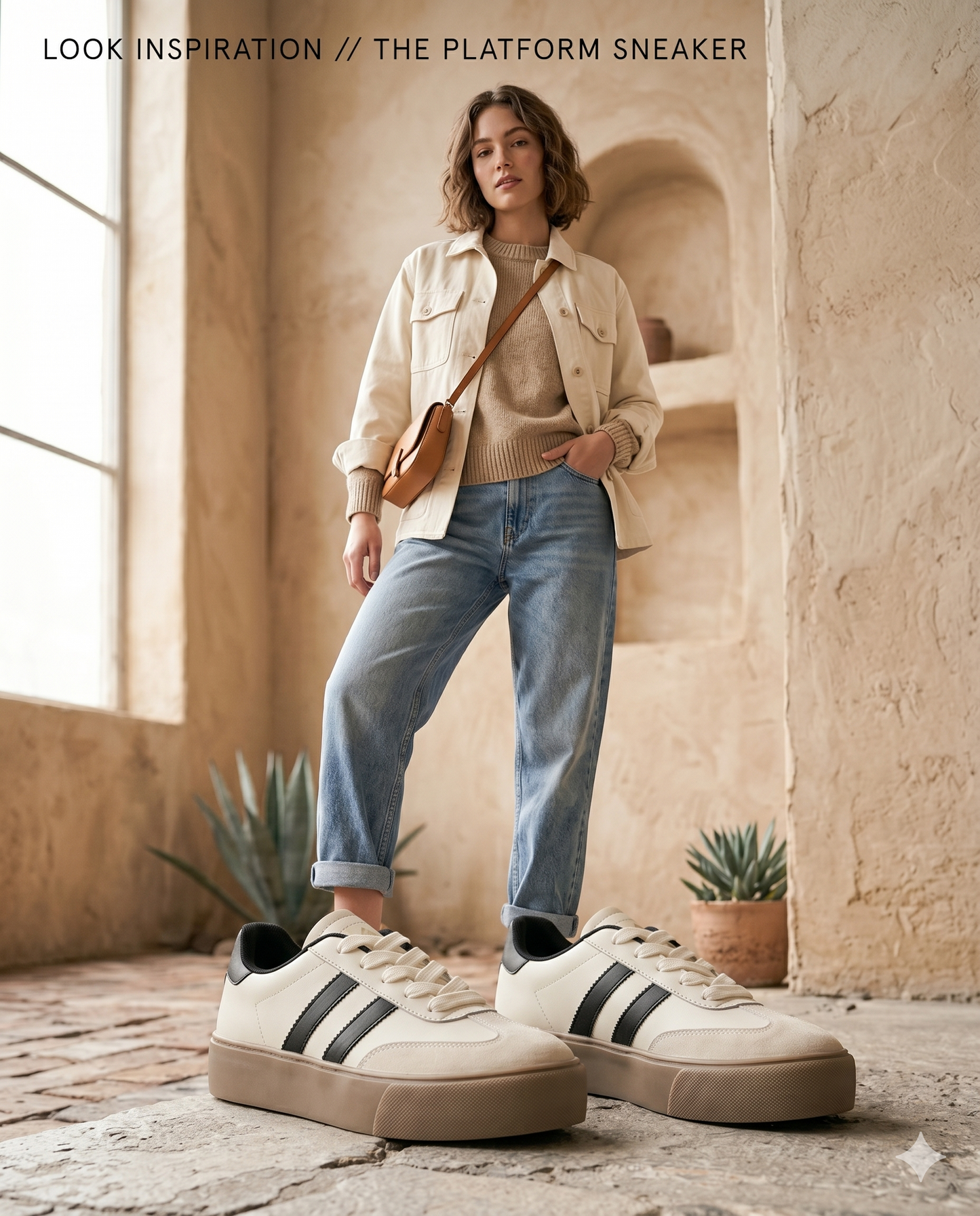 SuperShoes: Tenis Latte Negro ¡Trend Aesthetic!