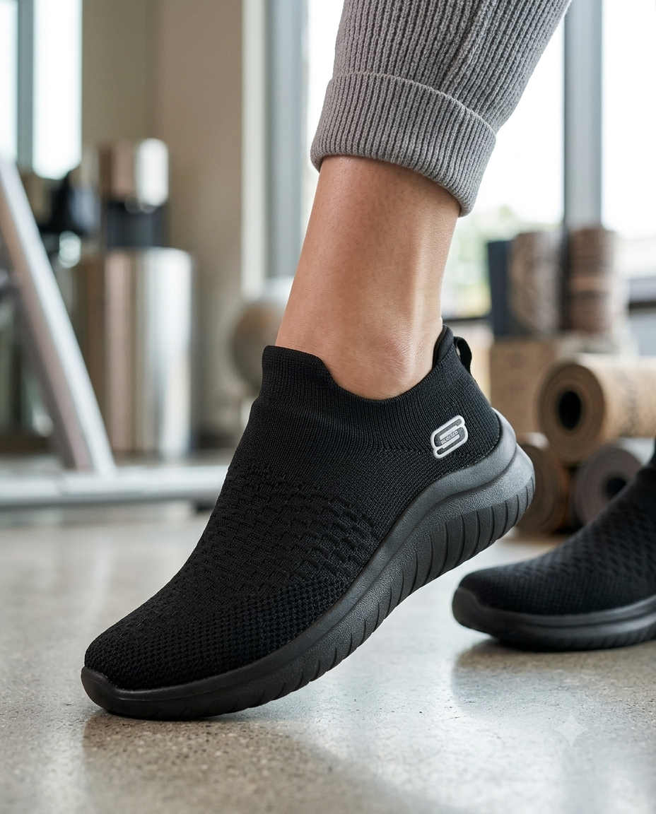 Tenis SuperShoes Negro Total: Comodidad y Estilo Único
